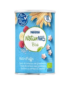 Snack de cereales con frambuesa Naturnes Bio Nestlé 35 g